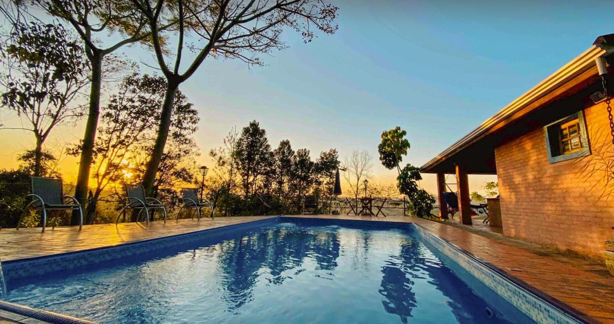 Casa De Campo Araxa Na Montanha Com Piscina Piracaia Dış mekan fotoğraf